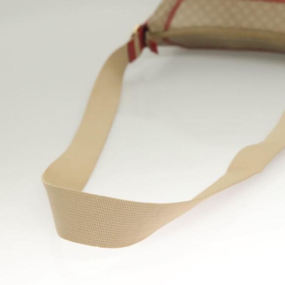 CELINE Macadam Canvas Shoulder Bag Beige Gold - Picture 7 of 13